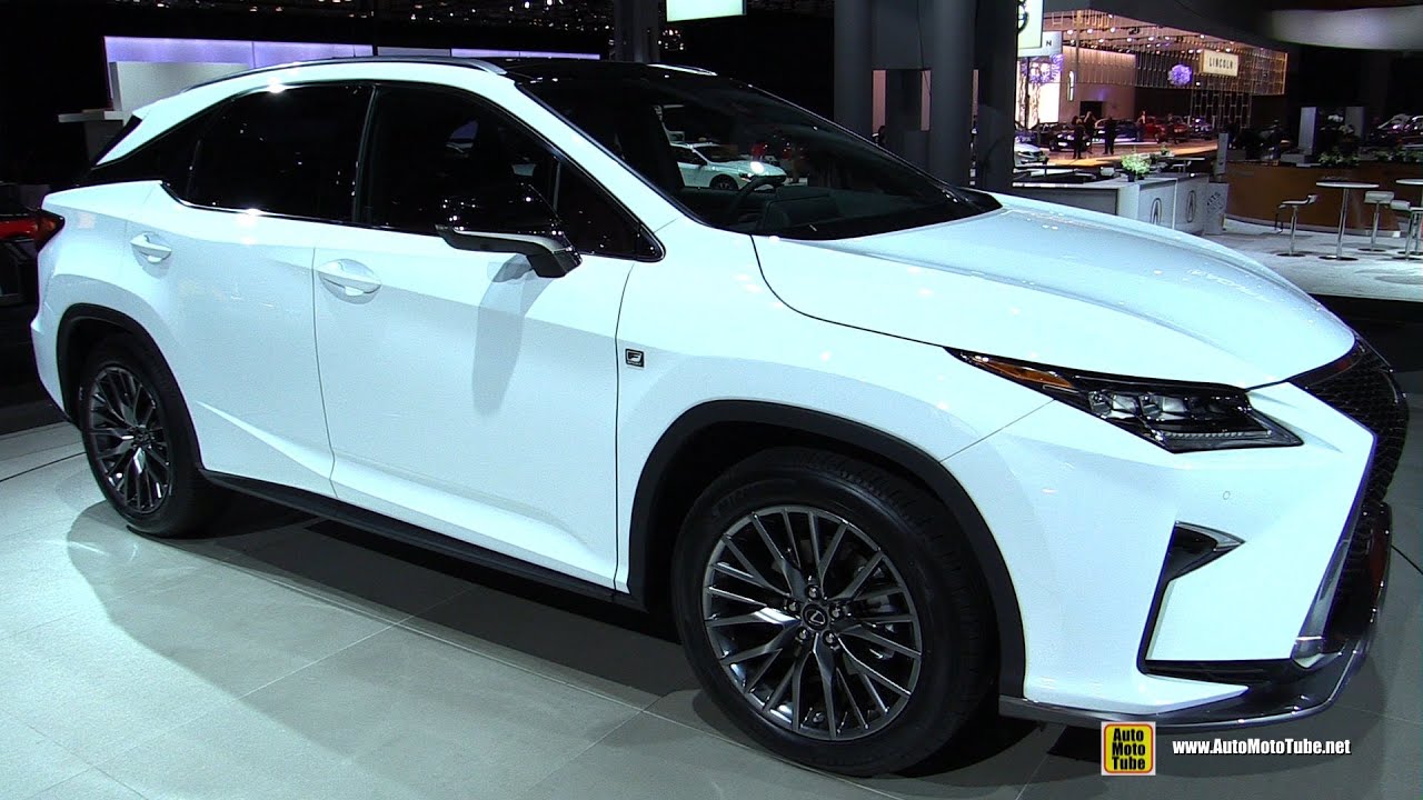 2016 Lexus RX350 F-Sport - Exterior and Interior Walkaround - Debut at 2015 New York Auto Show