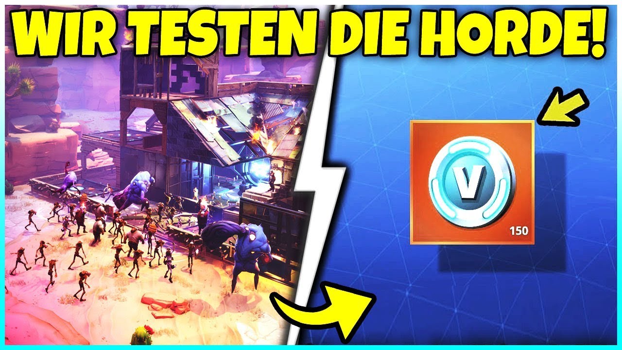 Wir TESTEN den NEUEN SPIELMODUS: DIE HORDE! 🌵 Neues Roadtrip Event - Fortnite Rette die Welt