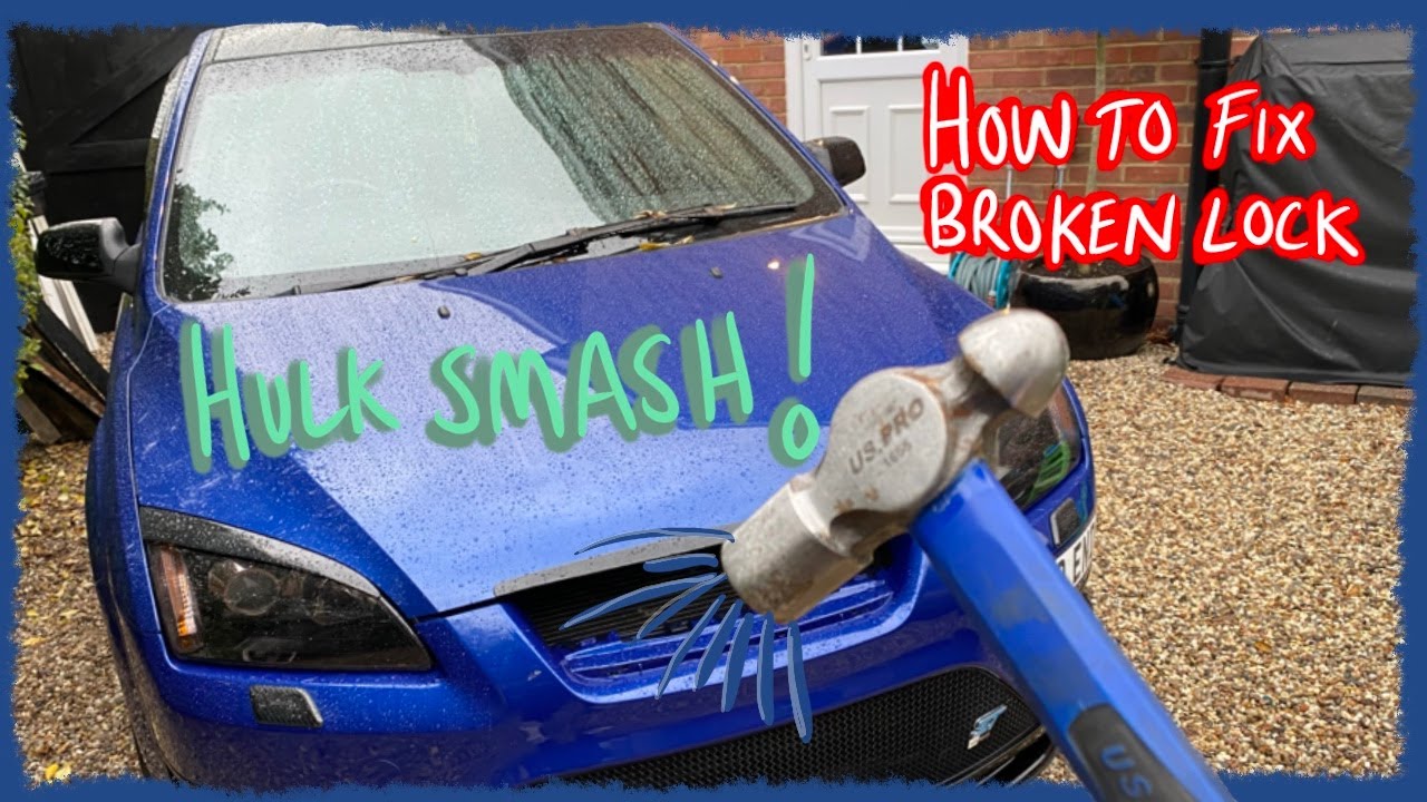 Ford Focus MK2 ST 225 Bonnet lock removal -EASY FIX