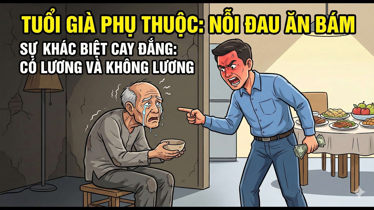 Nước Mắt Tuổi Già: Sự Khác Biệt Cay Đắng Giữa Người Có Lương Hưu Và Người Phụ Thuộc