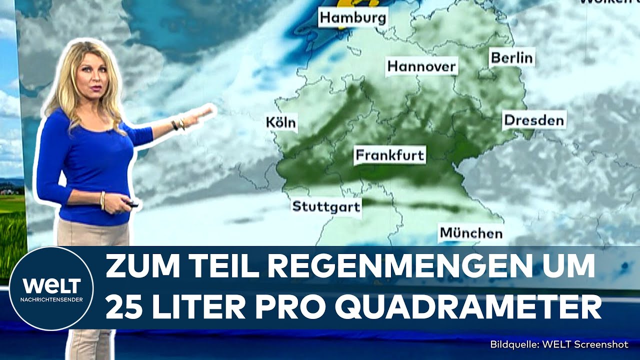 DEUTSCHLAND: Wetter teilt die Republik! Starkregen, Gewitter und strahlender Sonnenschein