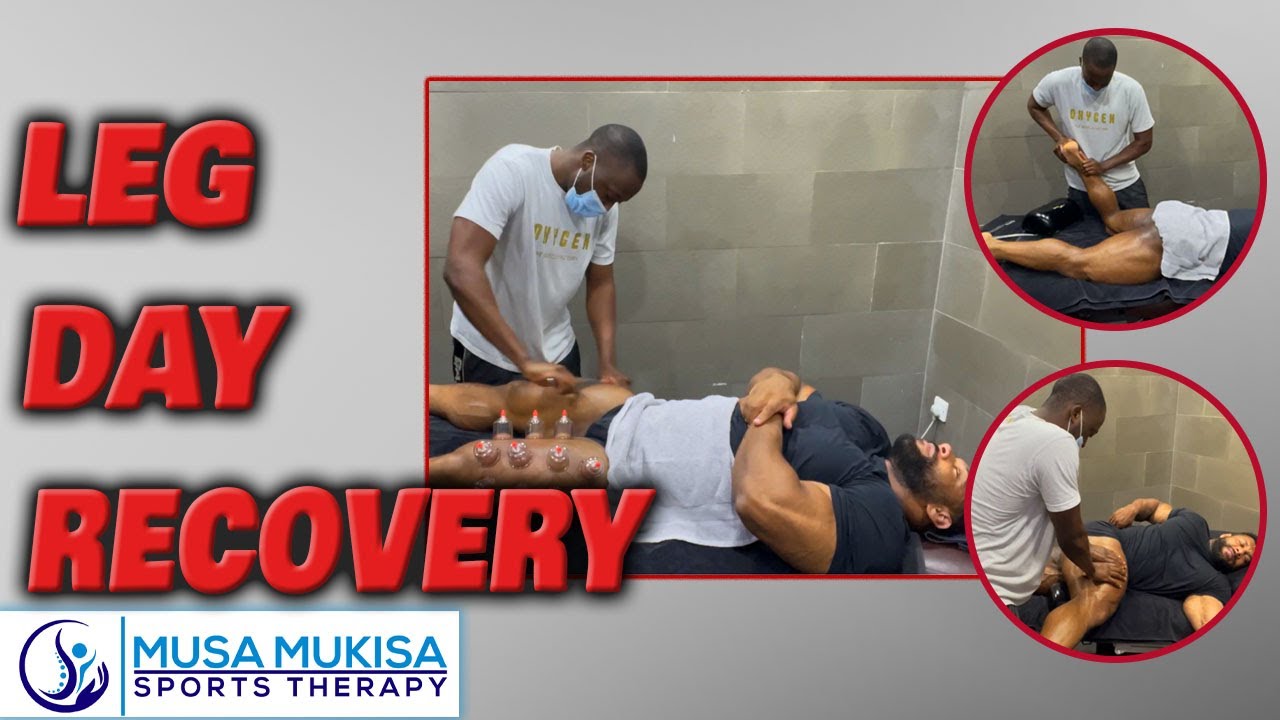 Nathan de Asha Leg day recovery  | Cupping, Graston and Deep tissue massage