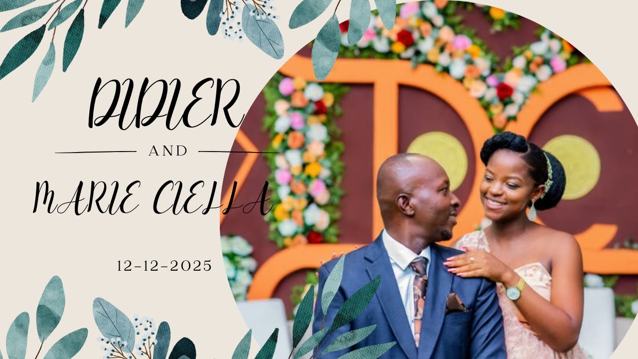🔴 LIVE :  WEDDING CEREMONY OF   DIDIER & MARIE CIELLA