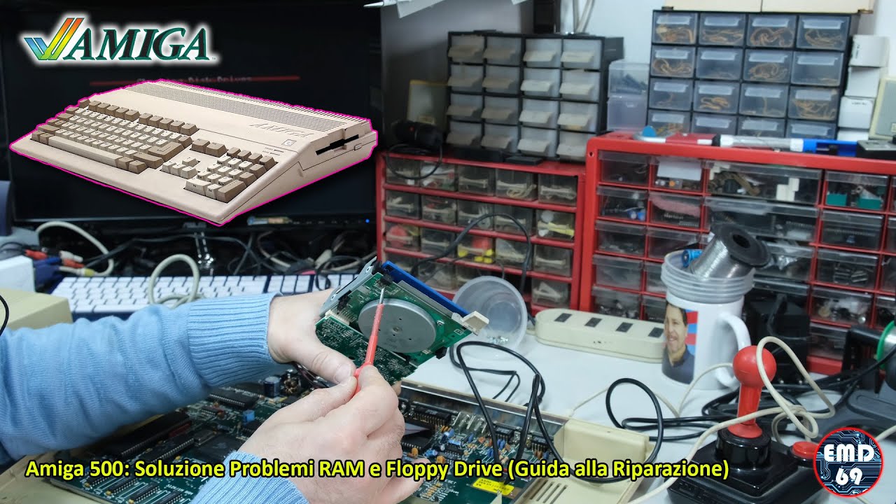 Amiga 500: Soluzione Problemi RAM e Floppy Drive (Guida alla Riparazione)