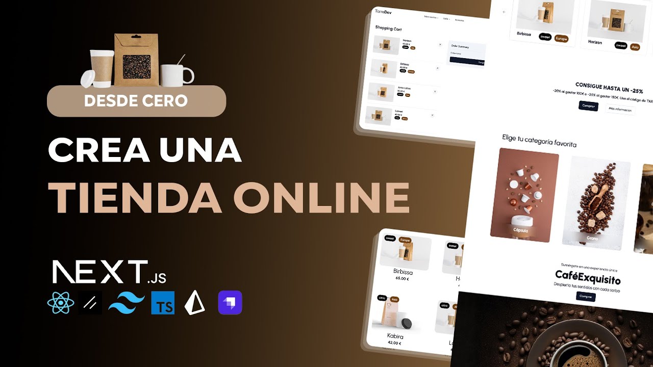 Crea un Ecommerce desde Cero: Guía Completa con NextJS, React, Tailwind, Shadcn, Strapi y Stripe 🚀