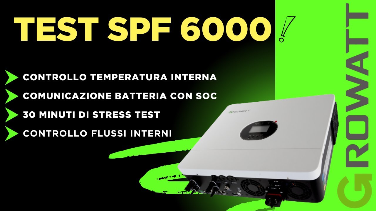 Test Growatt SPF6000! #growatt #SPF6000 #faidate