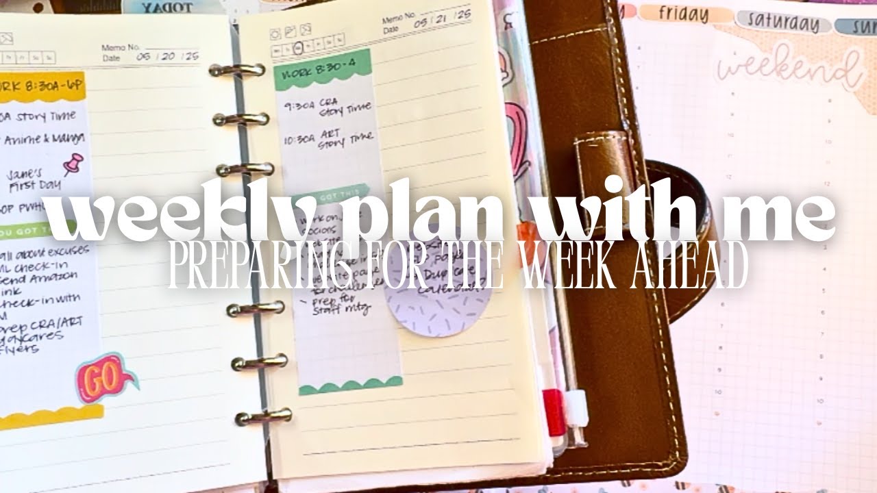 plan with me with life updates | personal rings & hemlock and oak