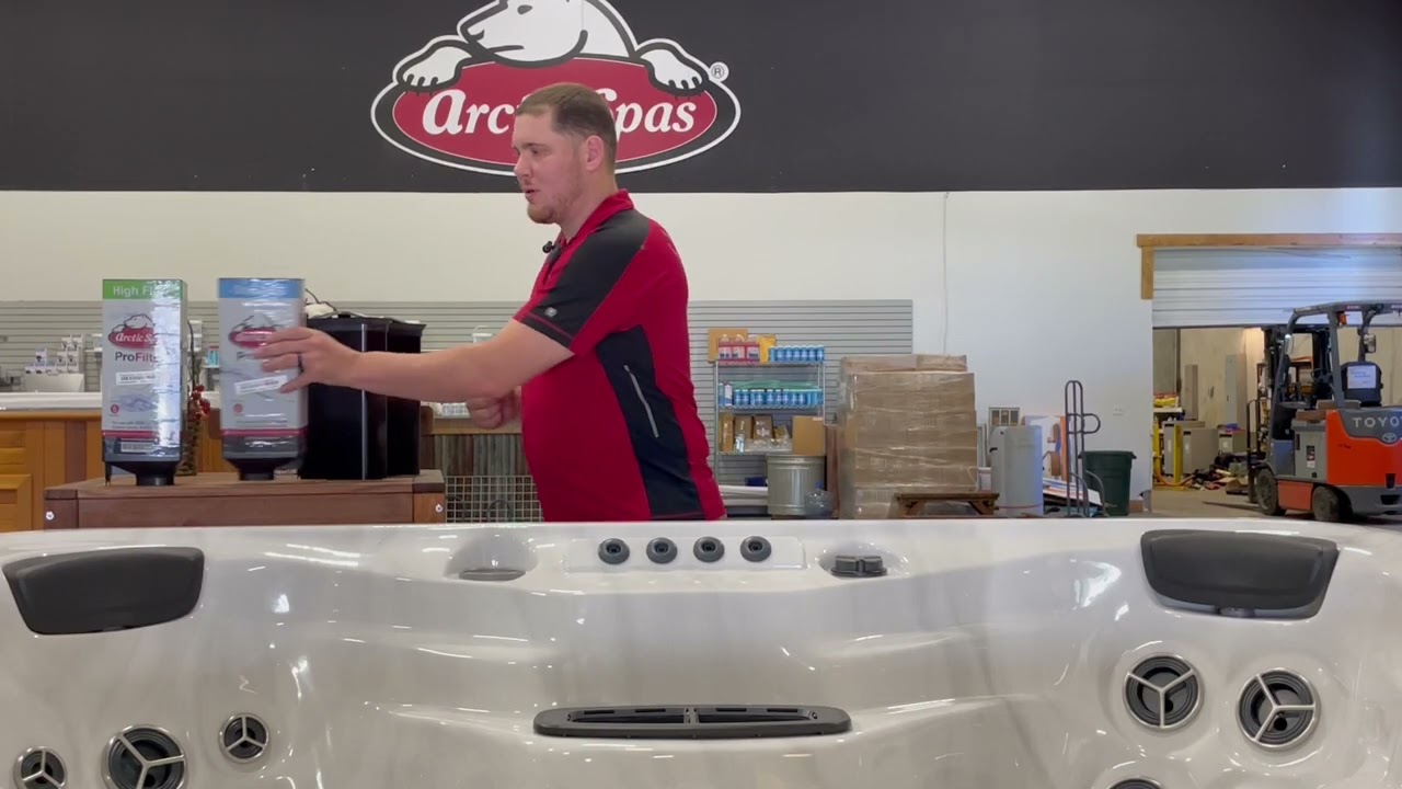 Arctic Spas Custom Series Preparation - How to fill your tub and install filters