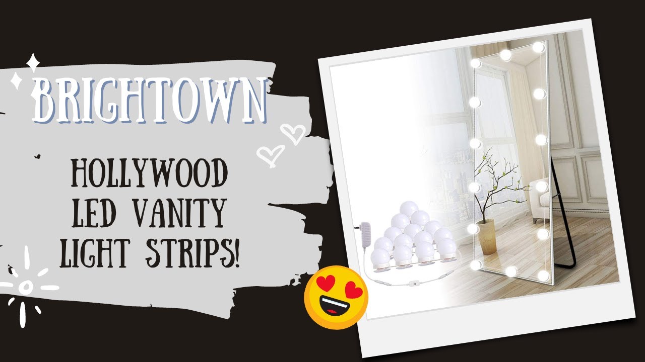 Brightown Hollywood Style Lights - At Home HOLLYWOOD MIRROR!