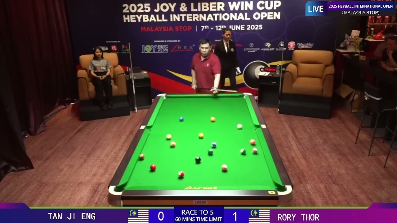 Tan Ji Eng 🆚️ Rory Thor | 2025 JOY Heyball International Open Malaysia Stop