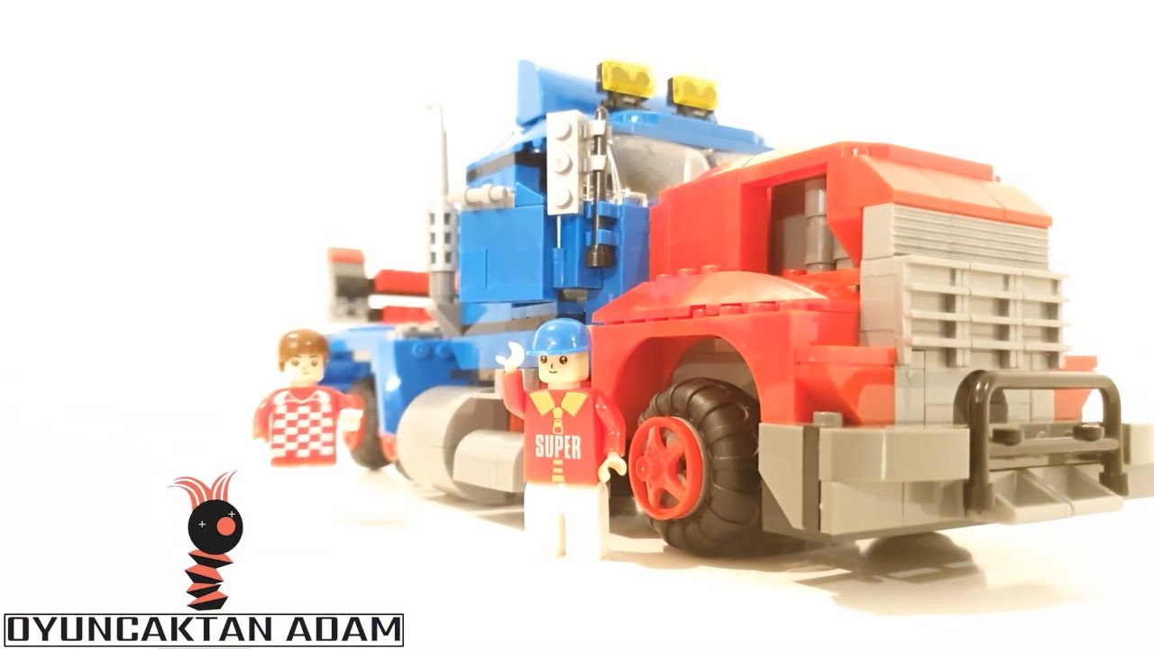 Oyuncak Lego Bricks Tır 450 Par&ccedil;a Dev Lego Tır -Hızlı Yapım