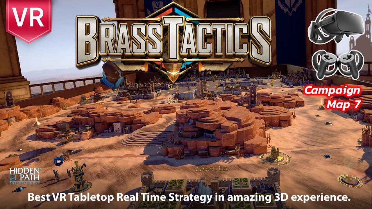 Brass Tactics Oculus Rift Map 7 | Best VR Tabletop Real Time Strategy in amazing 3D experience