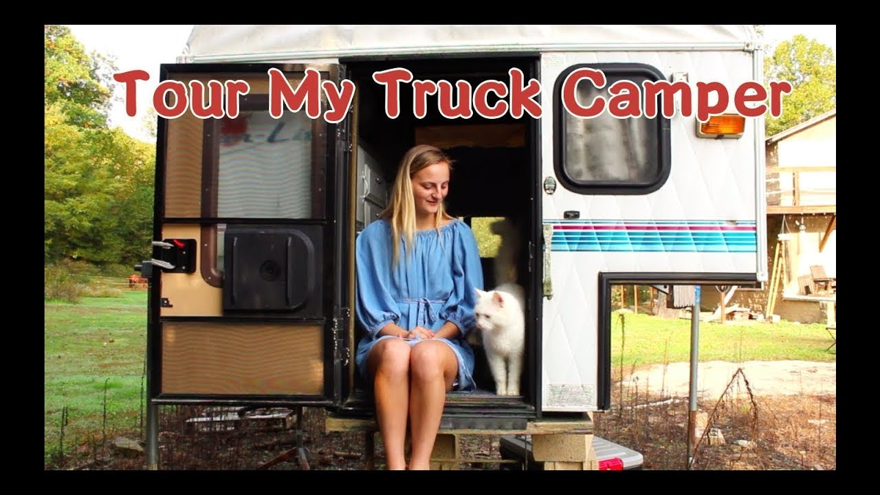 Tour my Renovated 1995 Sun Lite Truck Camper