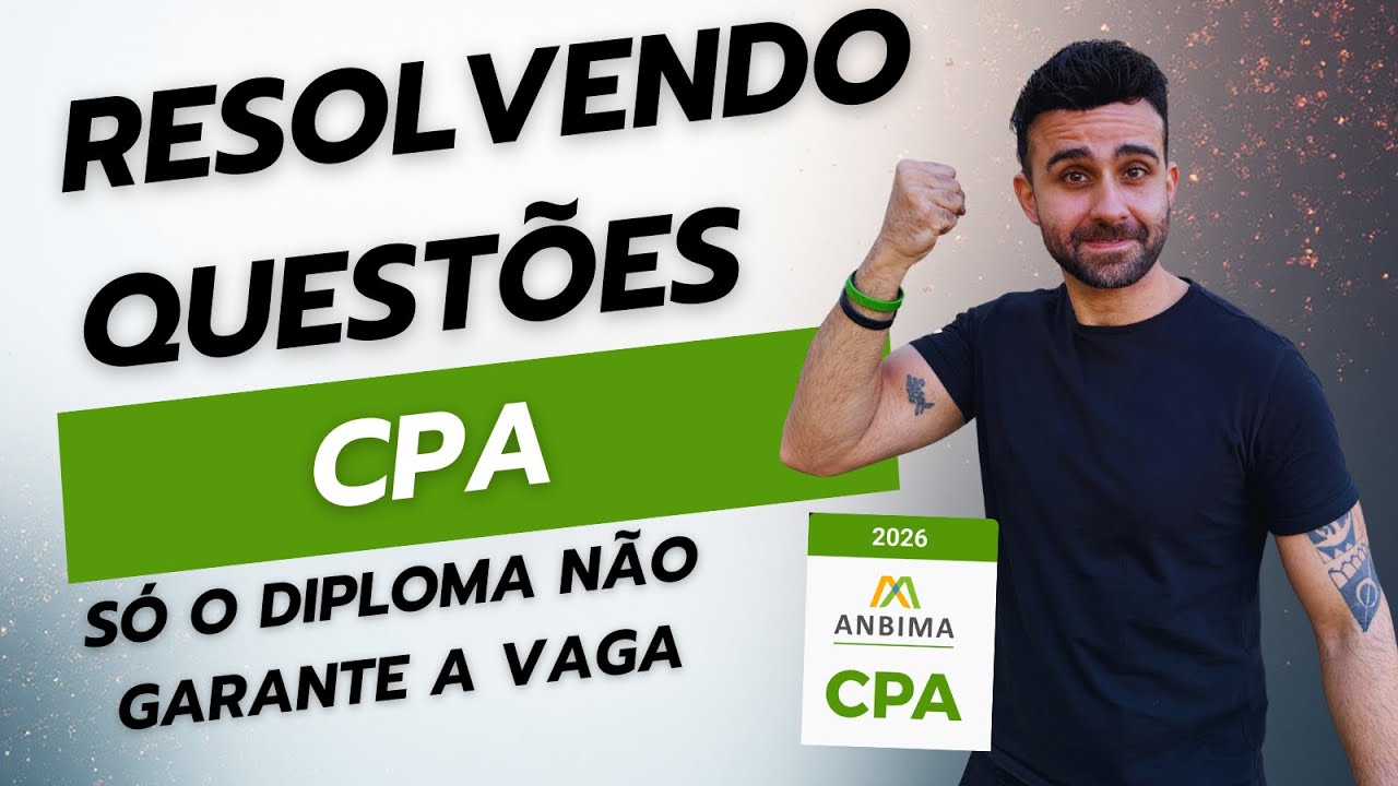 Novas Quest&otilde;es CPA ANBIMA 2026