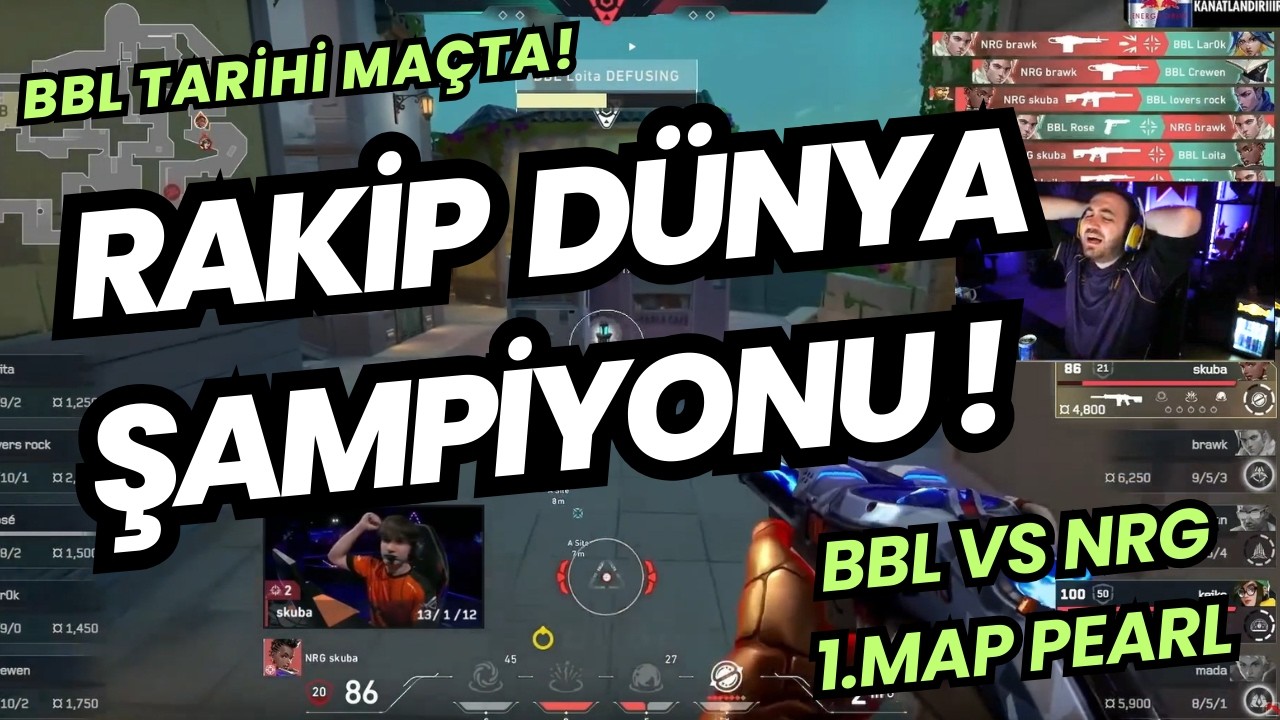 FROM FERIT'S PERSPECTIVE: BBL VS NRG 1ST MAP | OUR FIRST MASTERS QUARTER-FINAL MATCH IN VALORANT ...