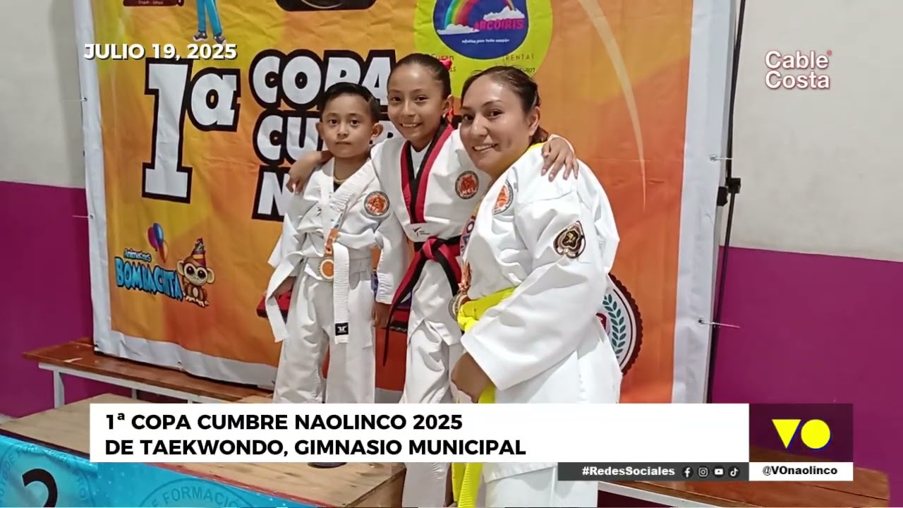 1ª COPA CUMBRE NAOLINCO 2025; DE TAEKWONDO EN NAOLINCO 