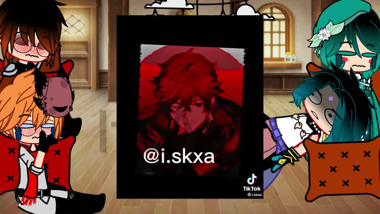 Genshin character react to childe (Zhongchi) is my first reaction video I make 😭