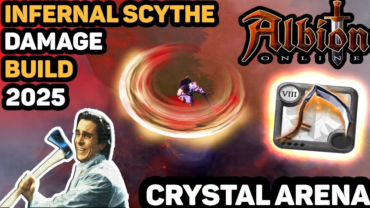 Infernal Scythe Axe Damage Build 2025 - Crystal Arena (Crystal Rank/S28) - Albion Online