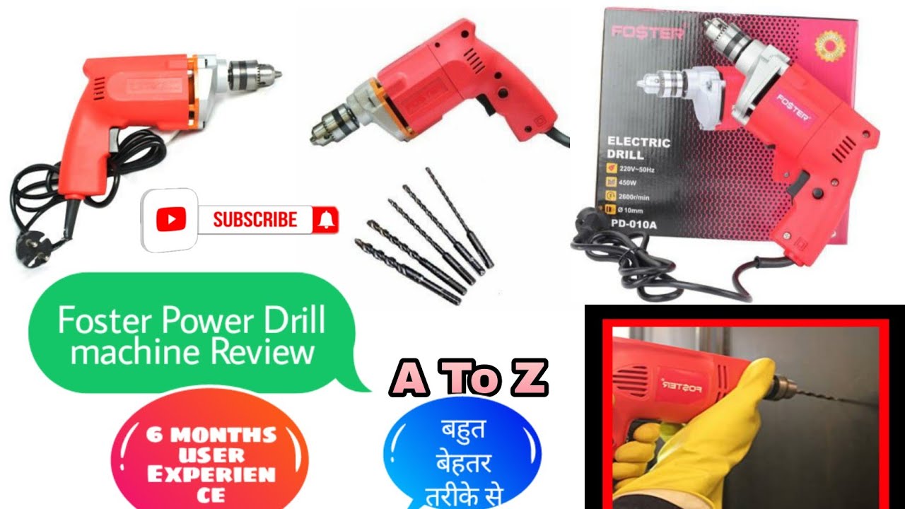 Foster electric drill machine user review ,price,features ,profit, loss,why buy ????,why not buy???