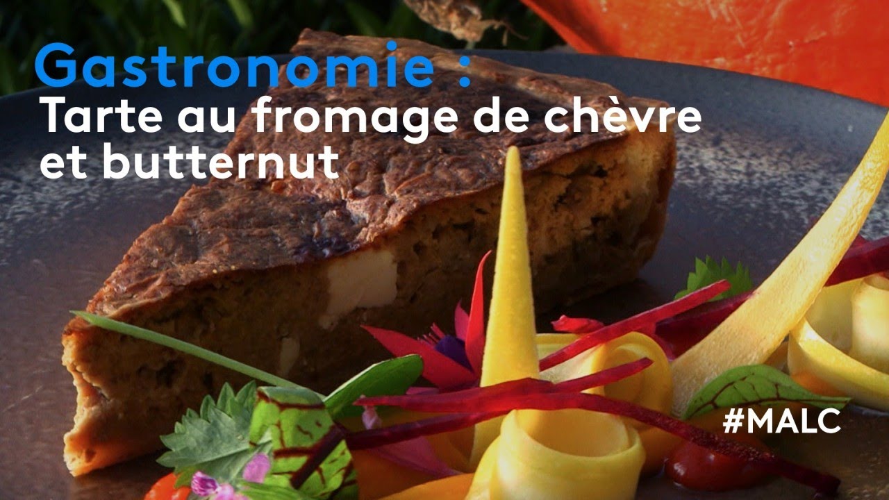 Gastronomie : tarte au fromage de chèvre et butternut