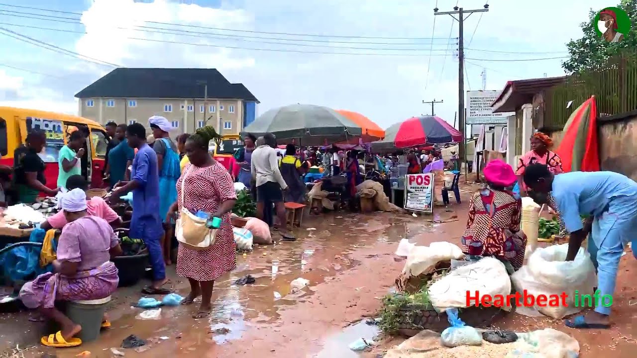 walk inside Benin city | market day | edo state