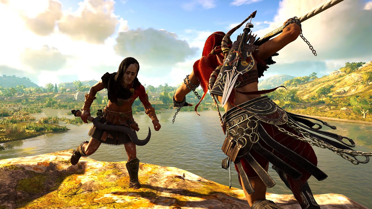 Assassin's Creed Odyssey - Goddess of War Epic Combat & Stealth Kills