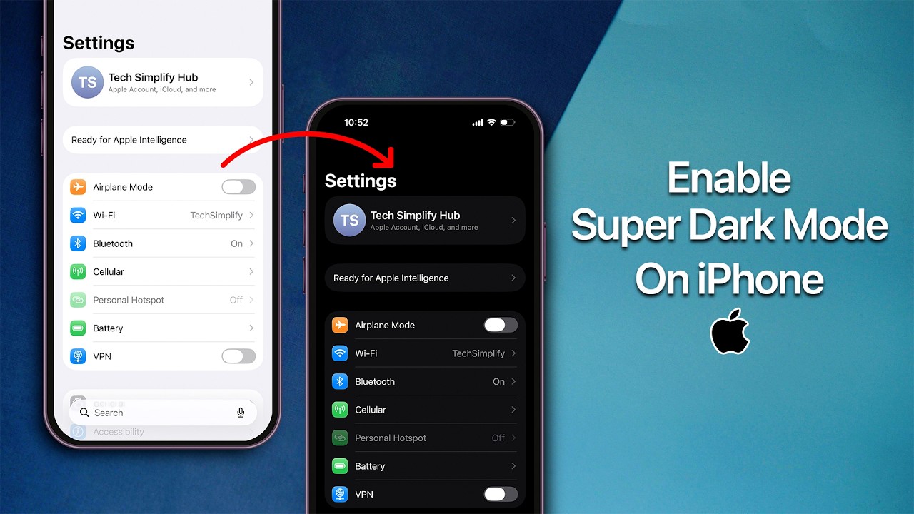 Как включить супертемный режим на iPhone?