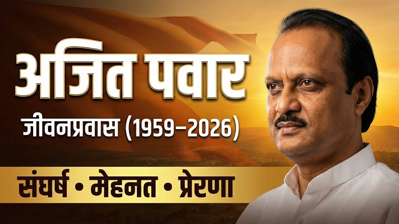 अजित पवार जीवनप्रवास||Ajit Pawar Biography in Marathi|संघर्षातून घडलेलं नेतृत्व