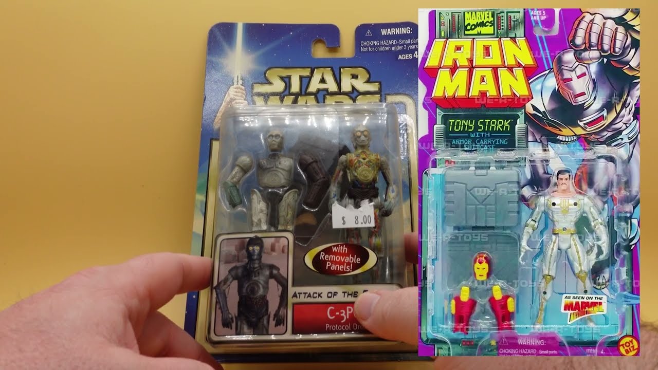 Action Figure Review of Star Wars Episode 2 C-3PO with Removable Panels