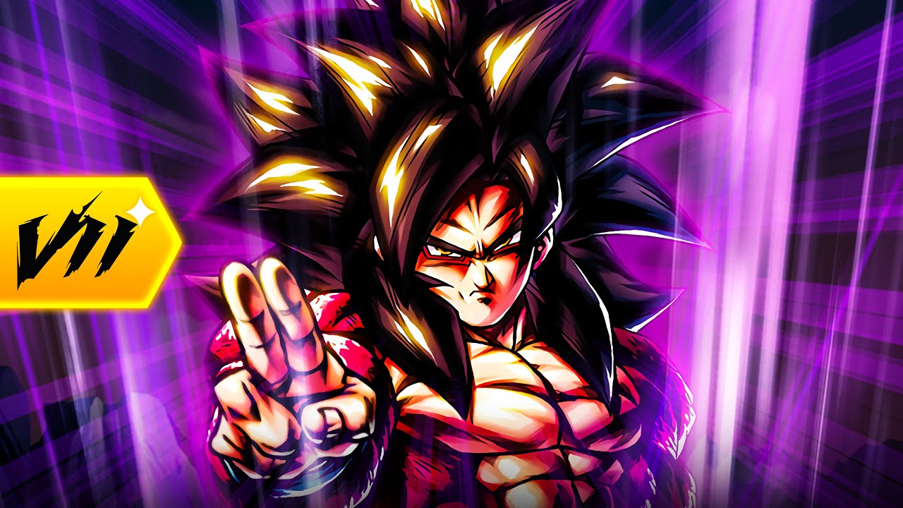👿¡PUÑO del DRAGÓN FURIOSO! GOKU SUPER SAIYAN 4 LF Dragon Ball Legends