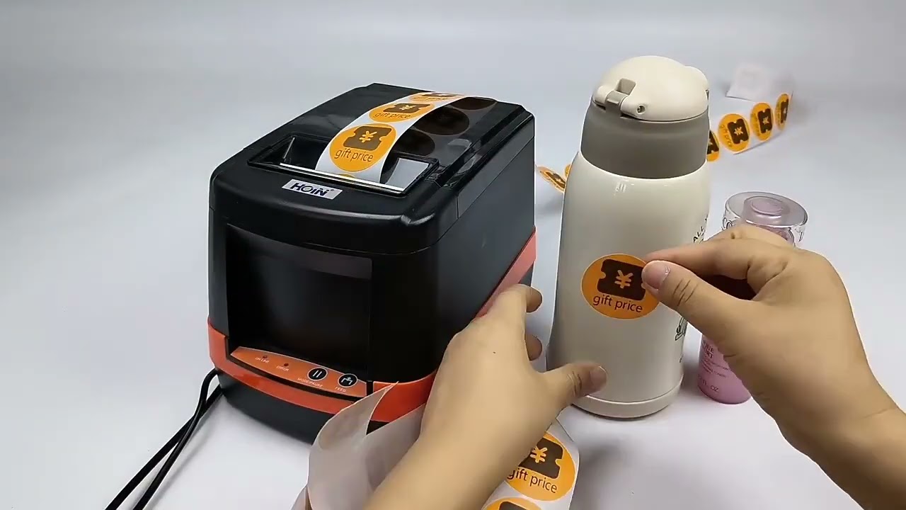 Print cute labels for your goods,this is a 2 in 1 label and receipt printer