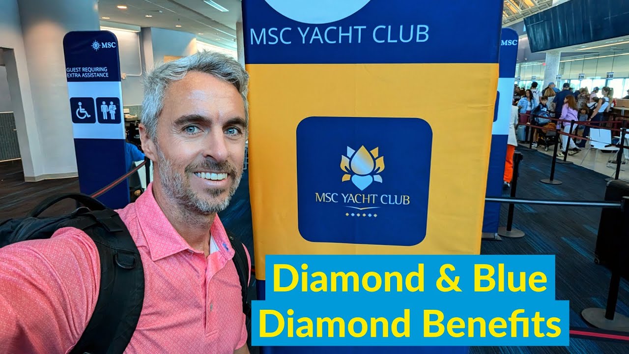 Explaining the Diamond & Blue Diamond Benefits of MSC Cruise Line's Voyager Program