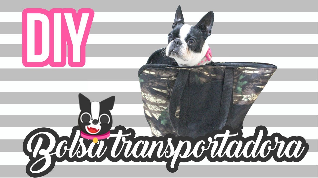 DIY l Bolsa transportadora para mascota