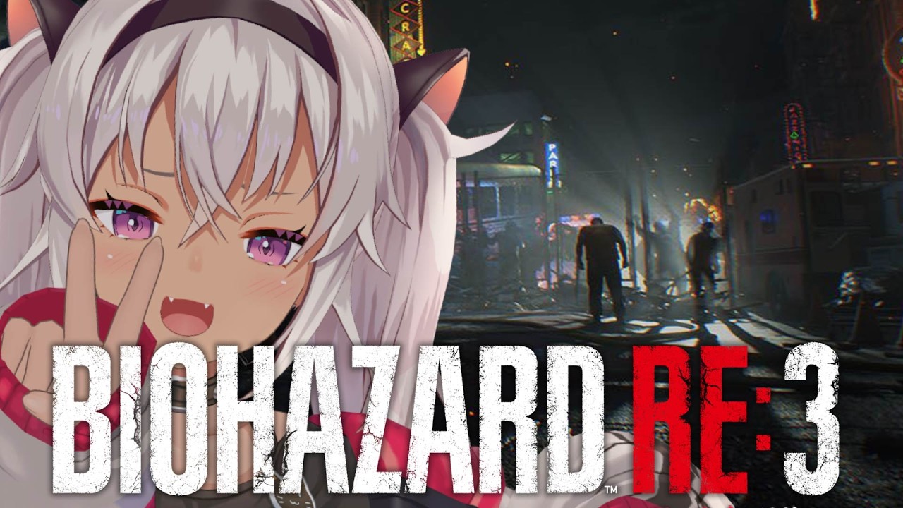 ┊BIOHAZARD RE:3┊ゾンビに負けないとこ、頭脳❣️💦【にじさんじ/魔使マオ】