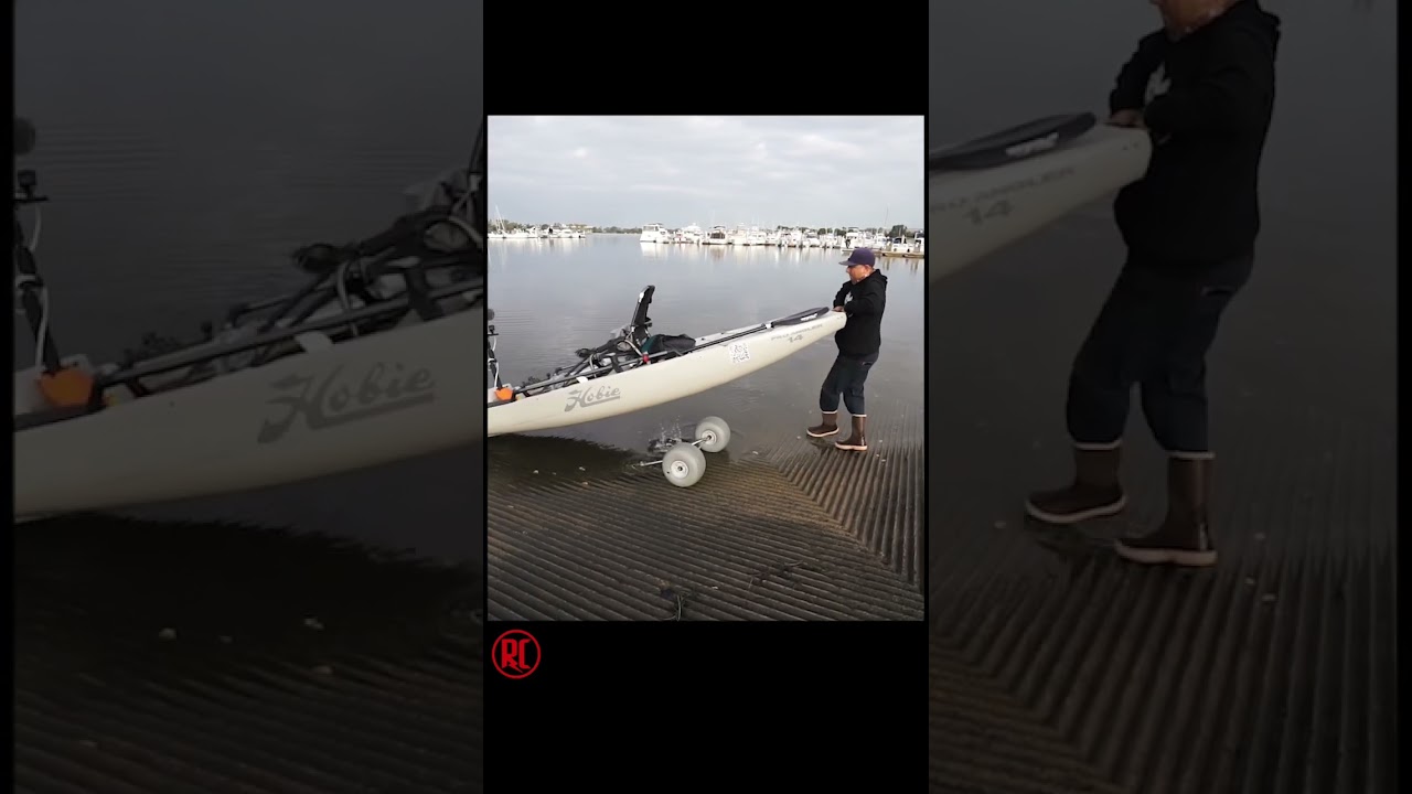 BEST WAY TO KAYAK LAUNCH - How to launch your fishing kayak! #kayakfishing #shorts