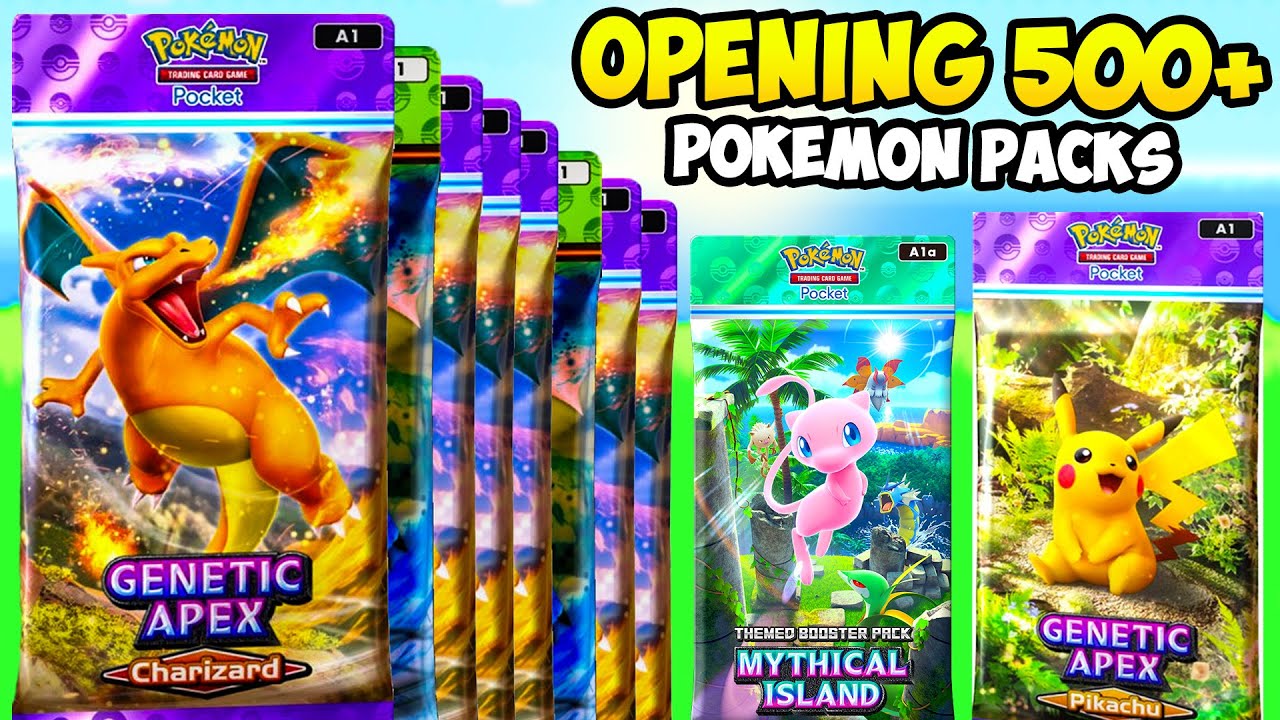 I OPENED 500+ PACKS IN POKEMON POCKET!