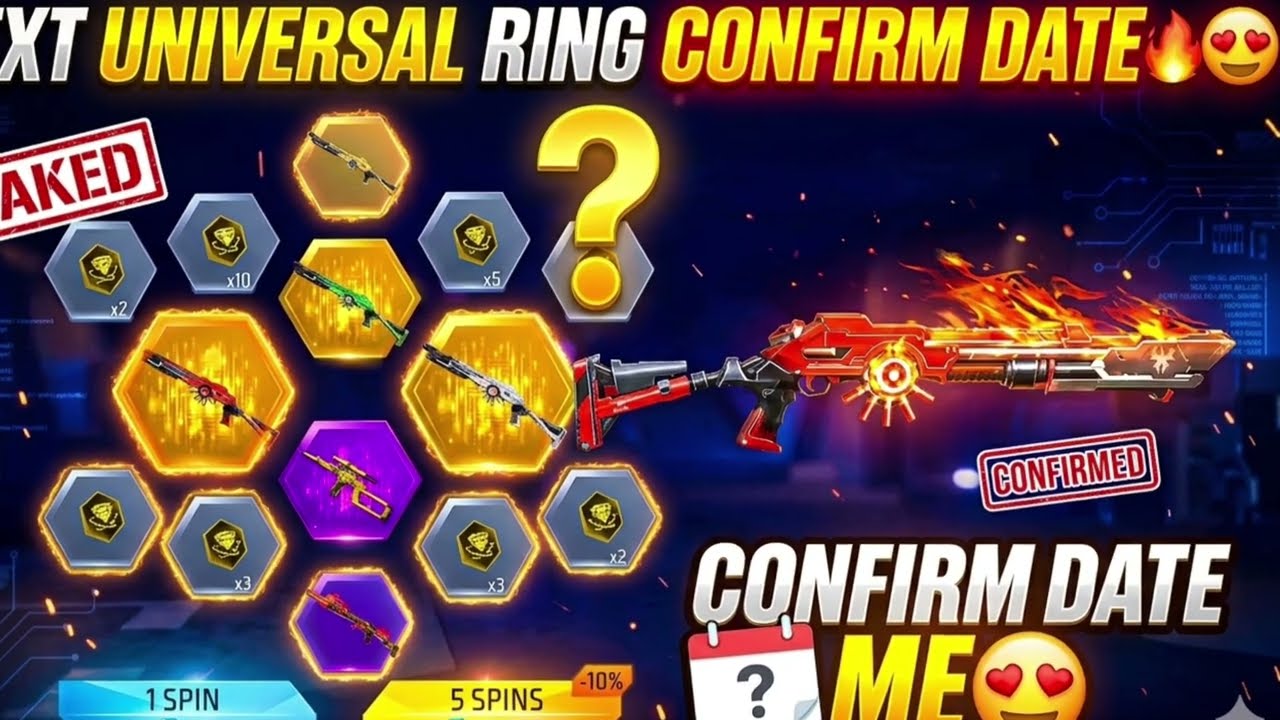 Next Evo vault event🔥🤩 | Next Universal Ring Event free fire | Poker Mp40 Return Date | new skydive 