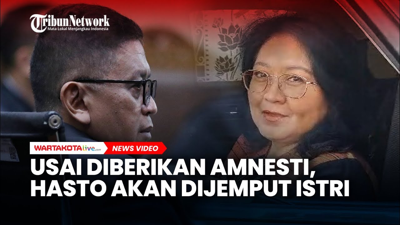 EKSLUSIF! Usai Diberikan Amnesti, Sekjen PDIP Hasto Kristiyanto Akan Dijemput Istri Pagi Hari Ini