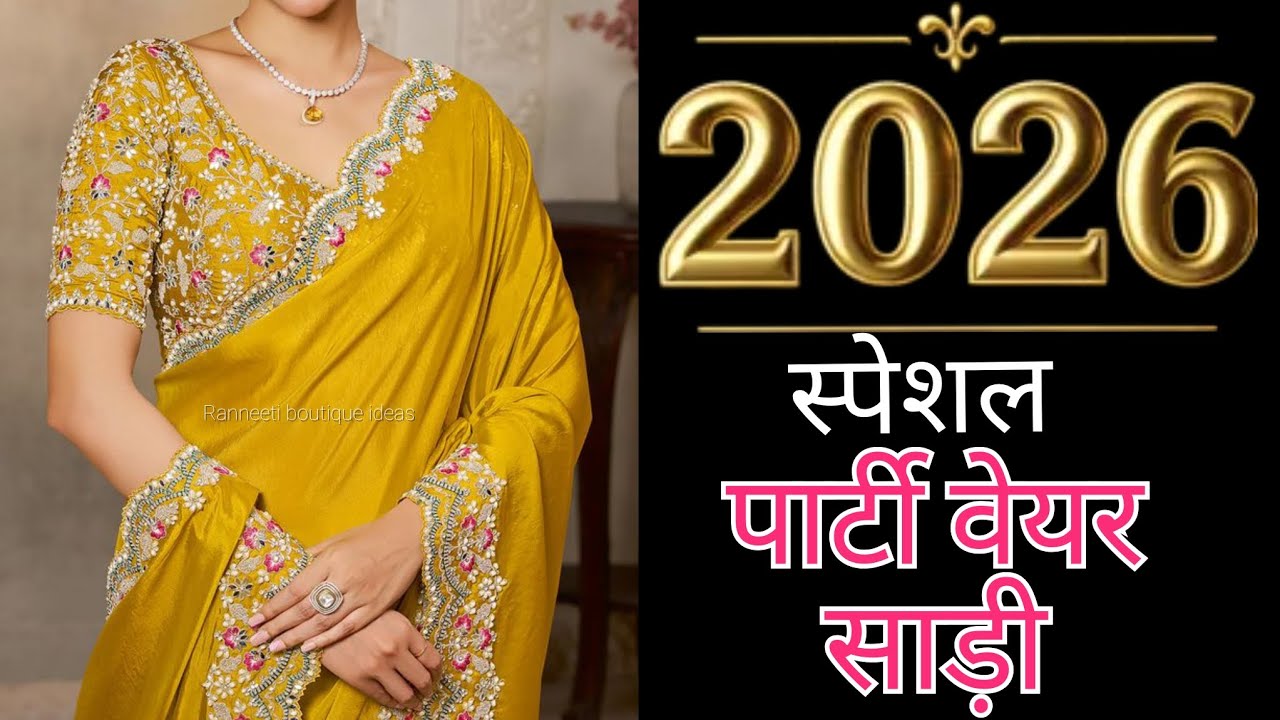 2026 Special  🌸 | Latest Trendy & Beautiful Party Wear Saree  ✨ #shorts #fashion #saree 
