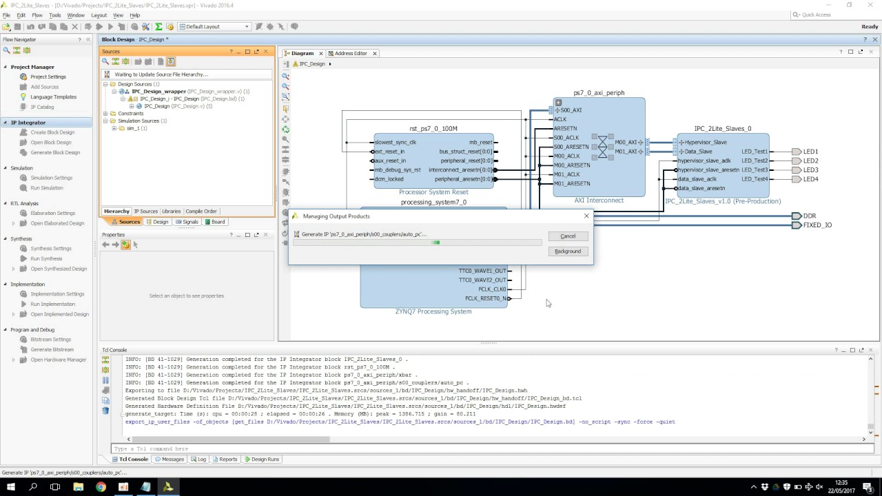 Sending data to PL using AXI Lite
