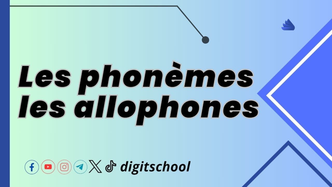 les phonèmes et les allophones