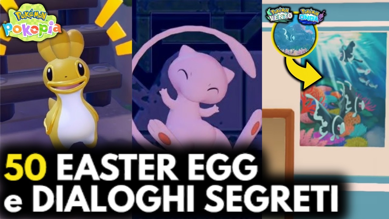 50 Easter Eggs and Secret Dialogues in Pok&eacute;mon POKOPIA