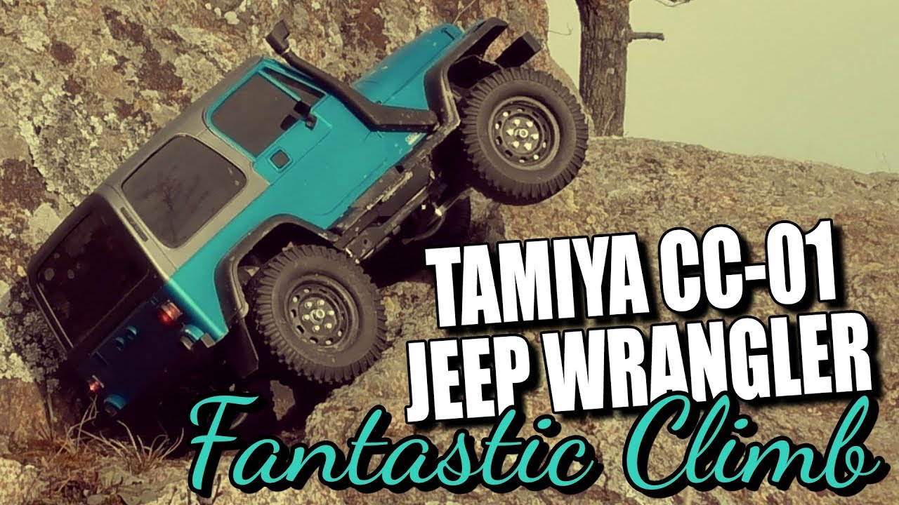 Tamiya CC-01 Jeep Wrangler - Fantastic Climb