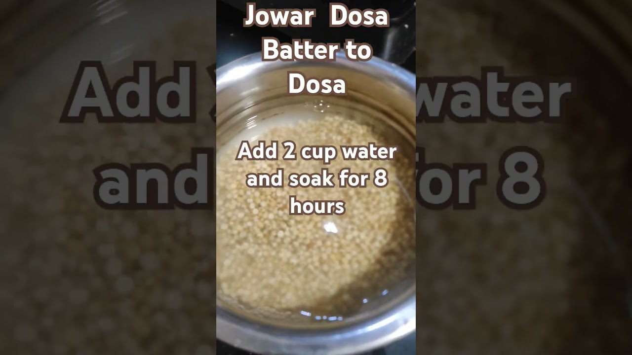 Making Jowar Dosa at home #breakfast #millet  #balanceddiet  #gutfriendlyfood #fermented #familydiet