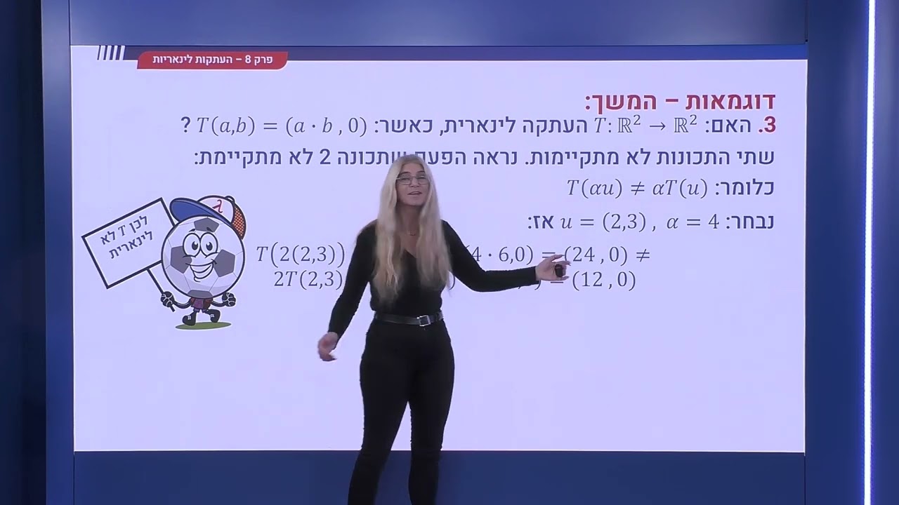 275 - העתקה לינארית - דוגמאות במרחב F^n