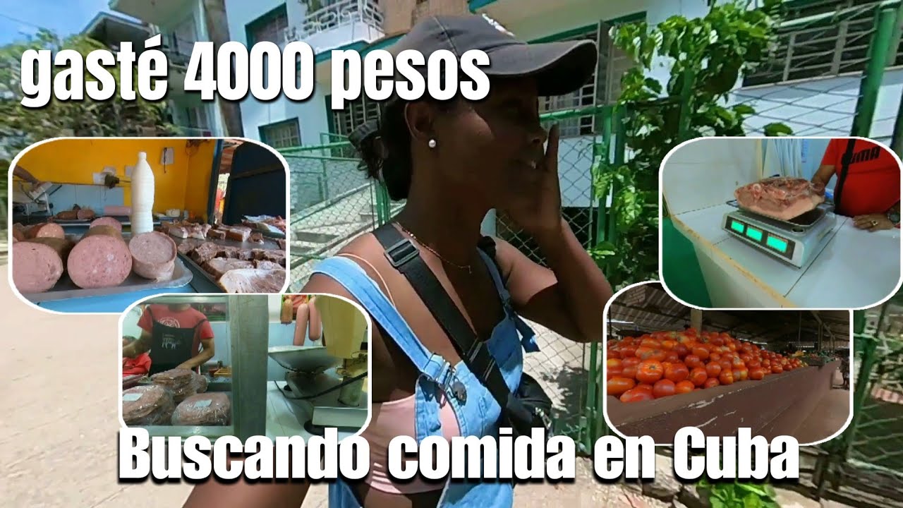 ASÍ ESTAMOS EN CUBA buscando comida en las calles de LA HABANA. La situación de la comida sigue mal.