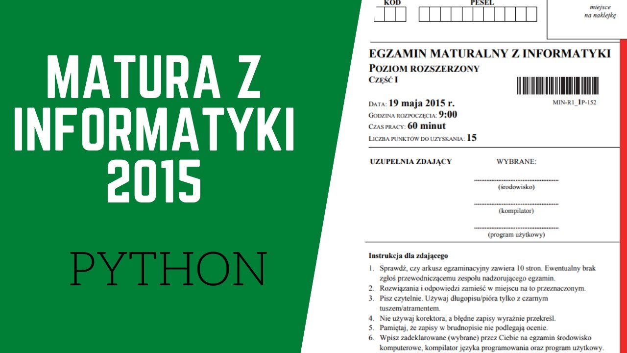 Matura z informatyki, 2015 [Python]