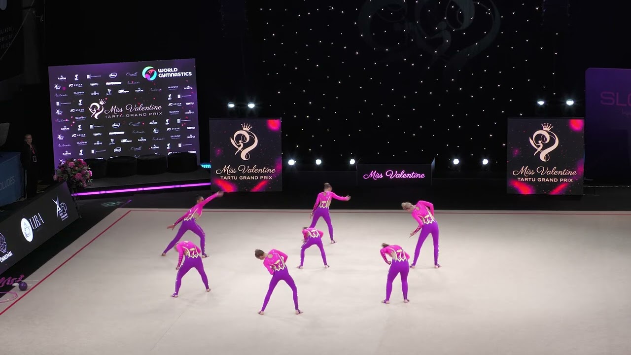 Miss Valentine 2026. Estonia. BRA - PINTO Amanda. FIG RGI Junior Team Competition Hoop Final. BRA