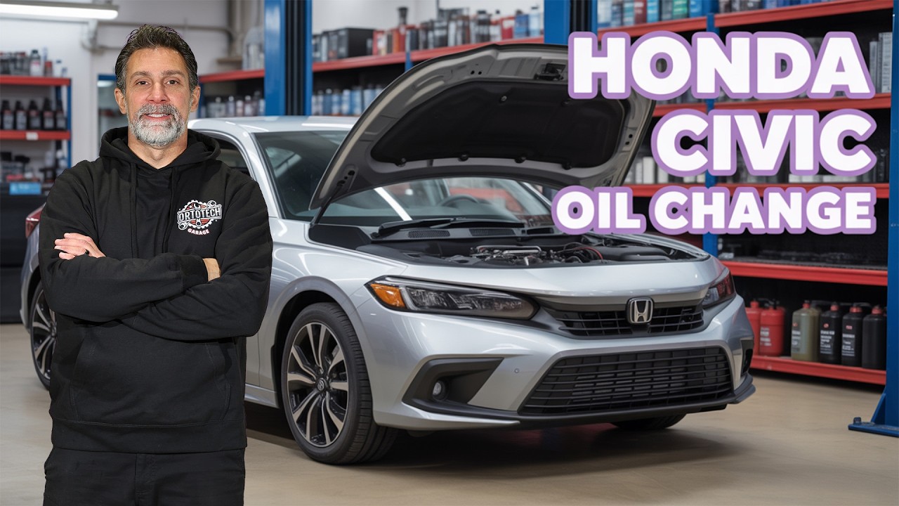 Honda Civic 2022–2025 Oil Change | Quick & Easy DIY | OrtoTech Garage
