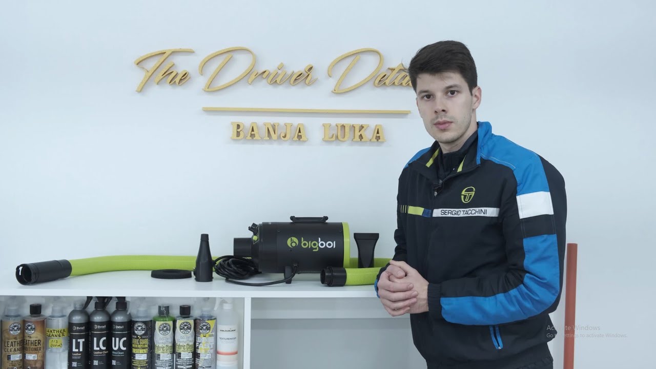 BESKONTAKTNO SUŠENJE AUTA - PREZENTACIJA SUŠAČA BIGBOI BLOWR MINI & GIVEAWAY